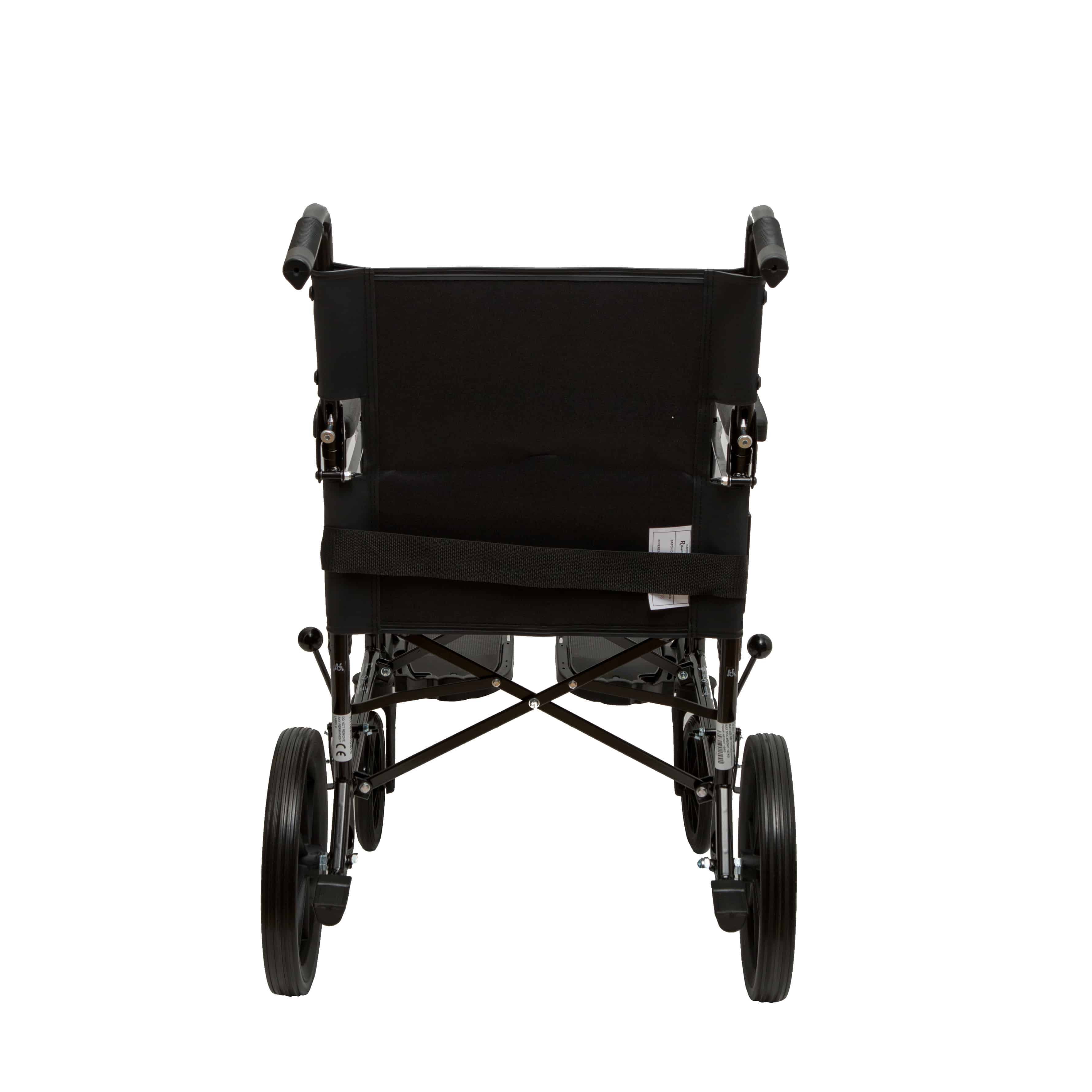 Webster 9TRL: General Purpose Folding Back Attendant Propelled Wheelchair -  Webster Wheelchairs